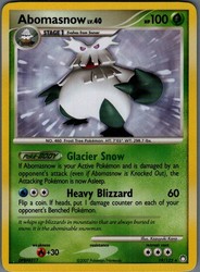 Abomasnow 19/123 Mysterious Treasures Rare Non-Holo