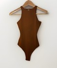 SKIMS Fits Everybody High Neck Bodysuit | Bronze | XXS — photo 1