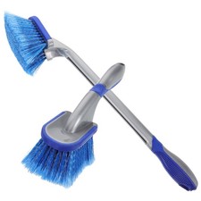  2 Pcs Tire Cleaning Brush Auto Detailing Supplies Car Exhaust Rim
