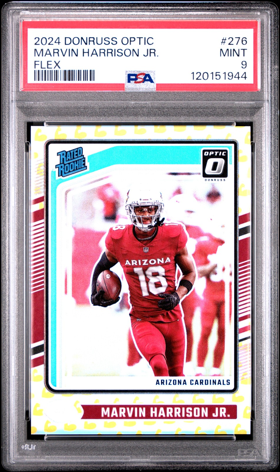 2024 Panini Donruss Optic Marvin Harrison JR. #276 PSA 9 Rookie Flex RC /149