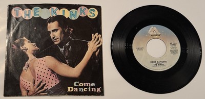 45 RPM 7  Vinyl Record, The Kinks, Come Dancing, 1983 Arista, Good Cond