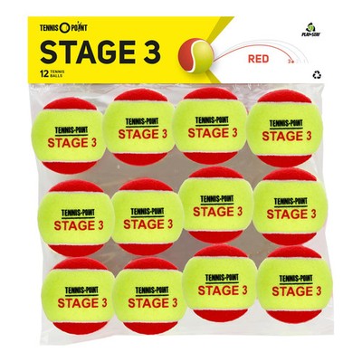 Tennis-Point - TP Stage 3 - Tennisbälle - Play and Stay Ball - gelb - (12er