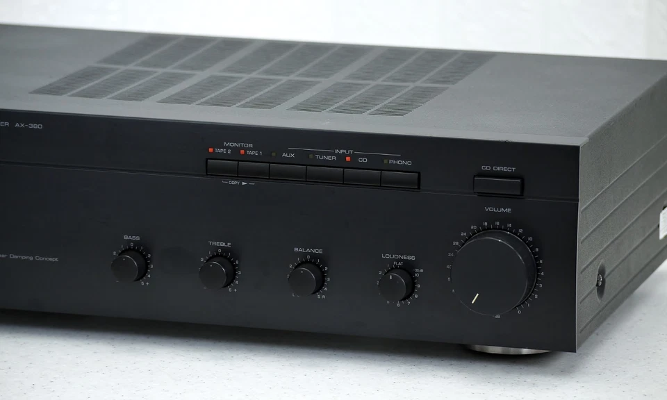 YAMAHA AX-380 Spitzenklasse Verstärker/Amplifier Top-Zust.! Serviced+1J.Garantie - Bild 2 von 4