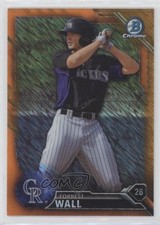 2016 Bowman Chrome Prospects Orange Shimmer Refractor Forrest Wall #BCP179 15s0