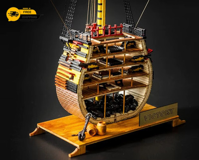 HMS Victory Schiffsmodellbausatz im Maßstab 1:200 mit Messing Upgrade Teile Handbuch