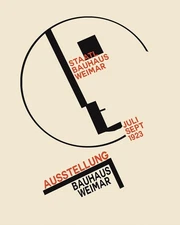Bauhaus Weimar Wall Art Poster - Minimalist Geometric Design