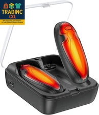 Rechargeable Hand Warmers 14000mAh - 2 Pack with Charging Case and Heater