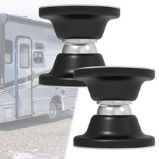 Magnetic RV Door Holder for Trailer, Camper, Motorhome,Cargo Trailer - Black Fin