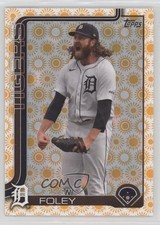 2025 Topps Series 2 Holiday Jason Foley #410 1r6m