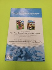 If You Like Mario Power Tennis INSERT ONLY Authentic Insert Nintendo Wii