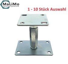 Stützenfuß Pfostenträger 100x100 mm höhenverstellbar galvanisch verzinkt