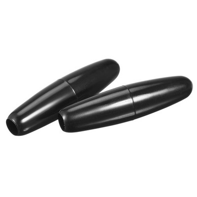 2 E-Gitarre Kurbelgriff einzel Tremolo ABS Spitzen Abdeckung 5mm Dmr. schwarz