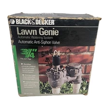 "LAWN GENIE" Black & Decker L7034 3/4" Automatic Anti-Siphon Valve  - NEW