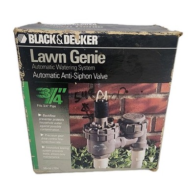 ''LAWN GENIE'' Black & Decker L7034 3/4'' Automatic Anti-Siphon Valve  - NEW