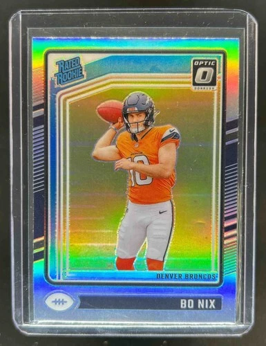 2024 Donruss Optic Bo Nix Holo Rated Rookie #209 Broncos
