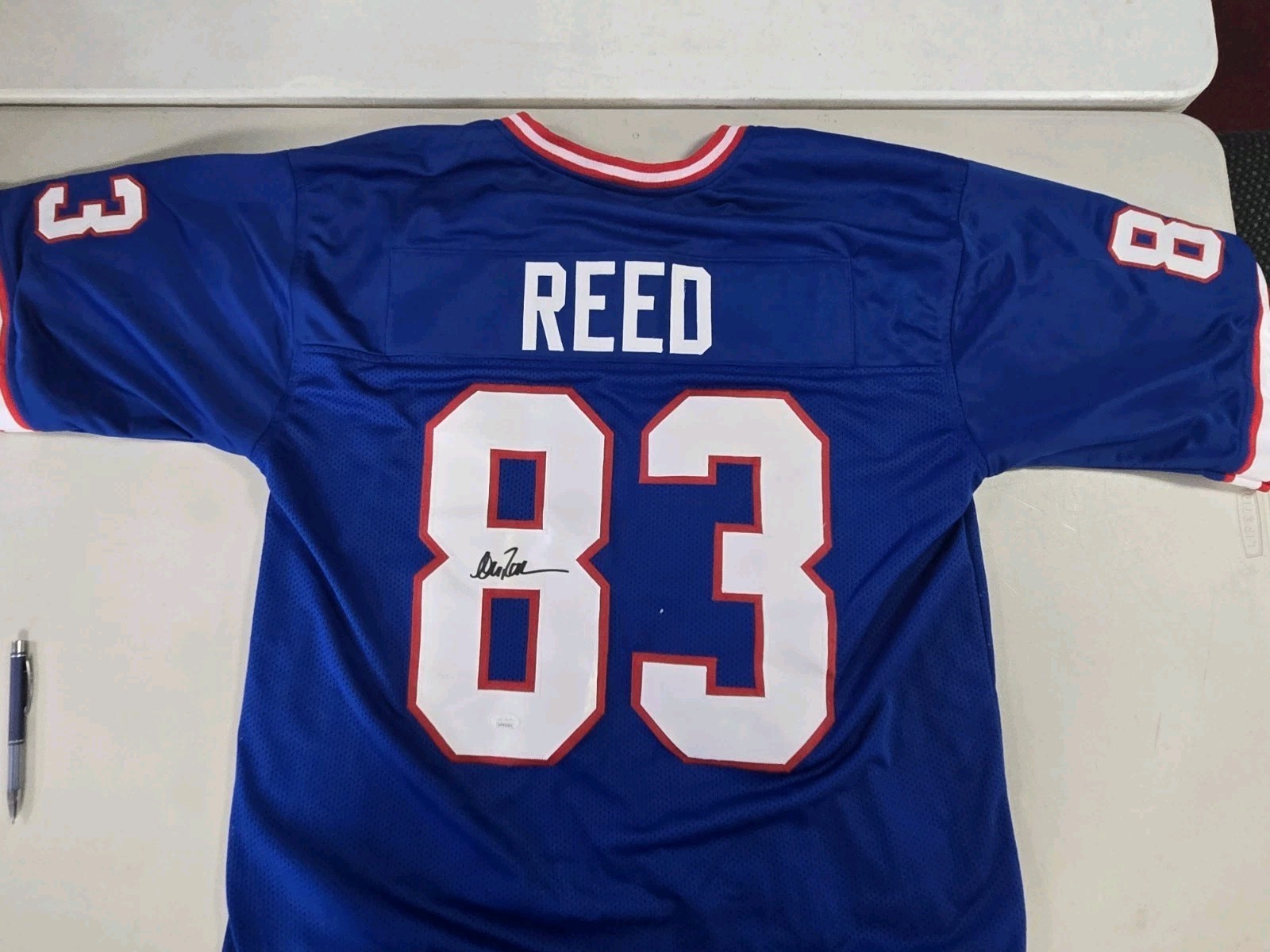 Andre Reed Autographed Signed Buffalo Bills 2025 Authentic Football Jersey JSA COA NM 
