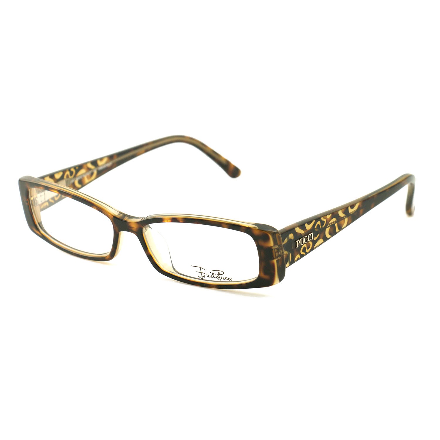 Emilio Pucci Womens Havana 51 mm Eyeglasses EP265-5244-51 1790₽
