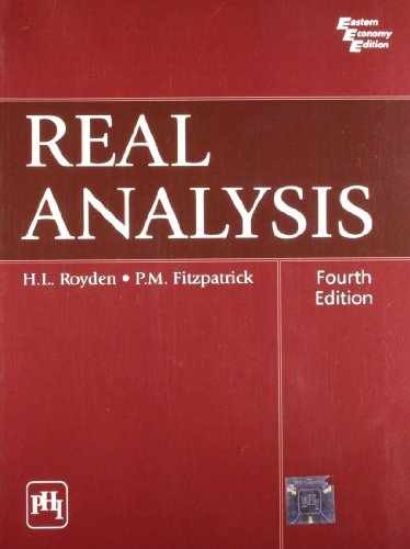 Real Analysis - Paperback, by H.L. Royden - Acceptable