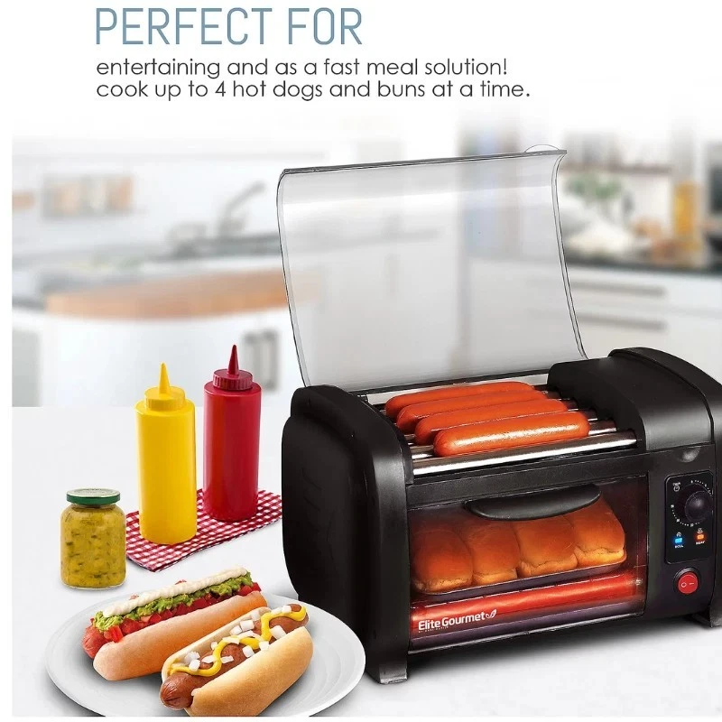 Horno tostador y rodillo Elite Cuisine Hot Dog Foto 4 de 4