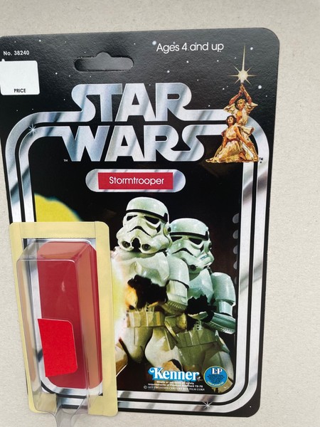 KIT TRASERO TARJETA STAR WARS Next Gen IMPERIAL STORMTROOPER Y BANDEJA AUTOADHESIVA ESTRELLA