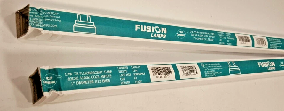 FUSION-USA FF17T8/841 17 WATTS W LINEAR T8 FLUORESCENT TUBE, 4100K, SET OF 5 - Image 3 of 4