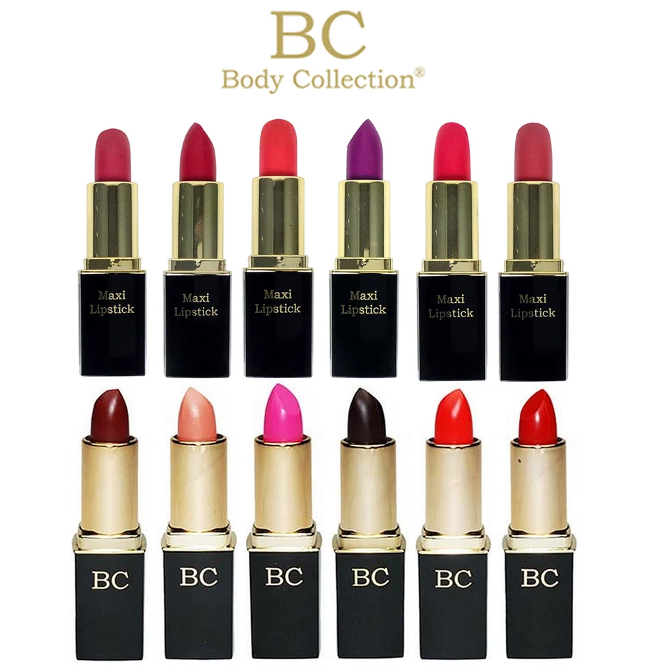 Body Collection - Maxi Lipstick - Moisture Rich - Free Post - Rare Colours