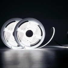 PAUTIX COB LED Strip Lights 48ft/15m Super Bright,504 5000K/48ft 2 X 24ft 