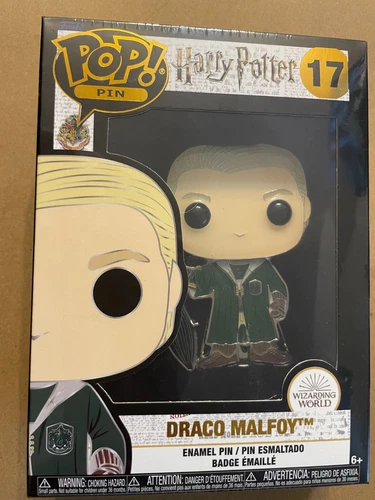 Funko Pop! Pins Harry Potter 17 - Draco Malfoy Wizarding World 2022 Funko