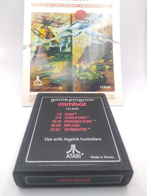 Jeu vdéo Vntage Atar 2600 Combat Atar CX2601 CL19-27 | Etsy