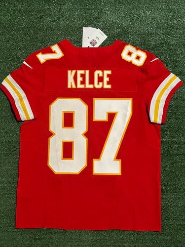 Travis Kelce Kansas City Chiefs Super Bowl 58 Nike FUSE Elite Jersey Sz 44/L - Picture 12 of 16