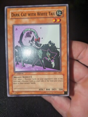 Yu-Gi-Oh - Trading Card - Effect Monster - Dark Cat With White Tail - MFC-083