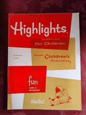 HIGHLIGHTS FOR CHILDREN Magazine February 1966 Activities Stories Puzzles