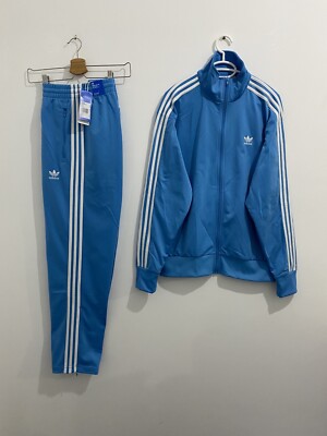 Adidas Originals Adicolor Firebird Tracksuit App Sky Rush White Size L
