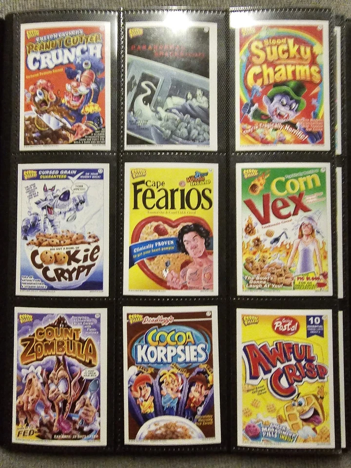 CEREAL KILLERS 2012 Series 2 Complete Base Set 55 Sticker Cards JOE SIMKO - Image 3 of 4