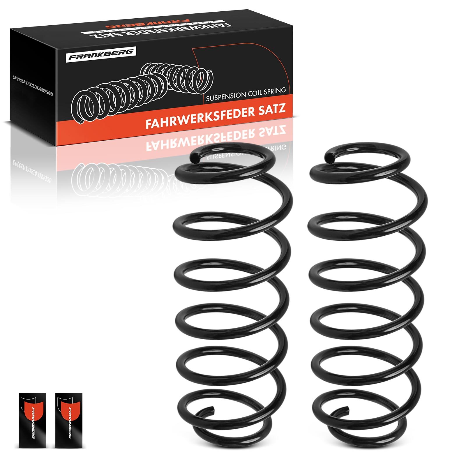 FRANKBERG 2x Coil Spring Set for Mitsubishi Colt VI 2004-2012 Rear RH6618