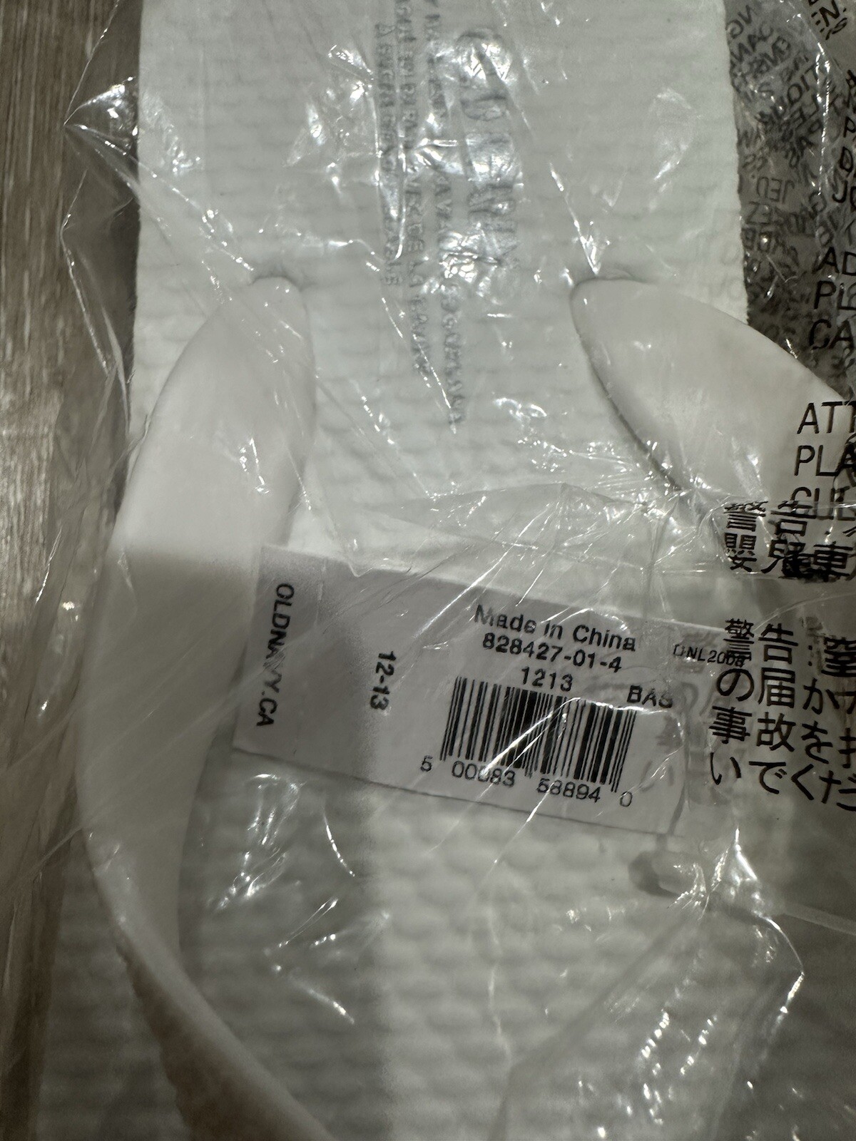 LOTTO Infradito bianche Oldy Navyina b aglia tagli 12 13 nuove l