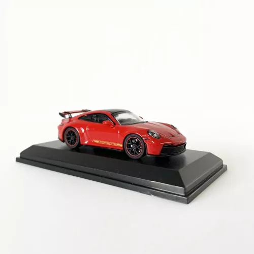 MINICHAMPS 1:64 Model Car Porsche 911 GT3 (992) Alloy Vehicle Collection- Red - Picture 7 of 9