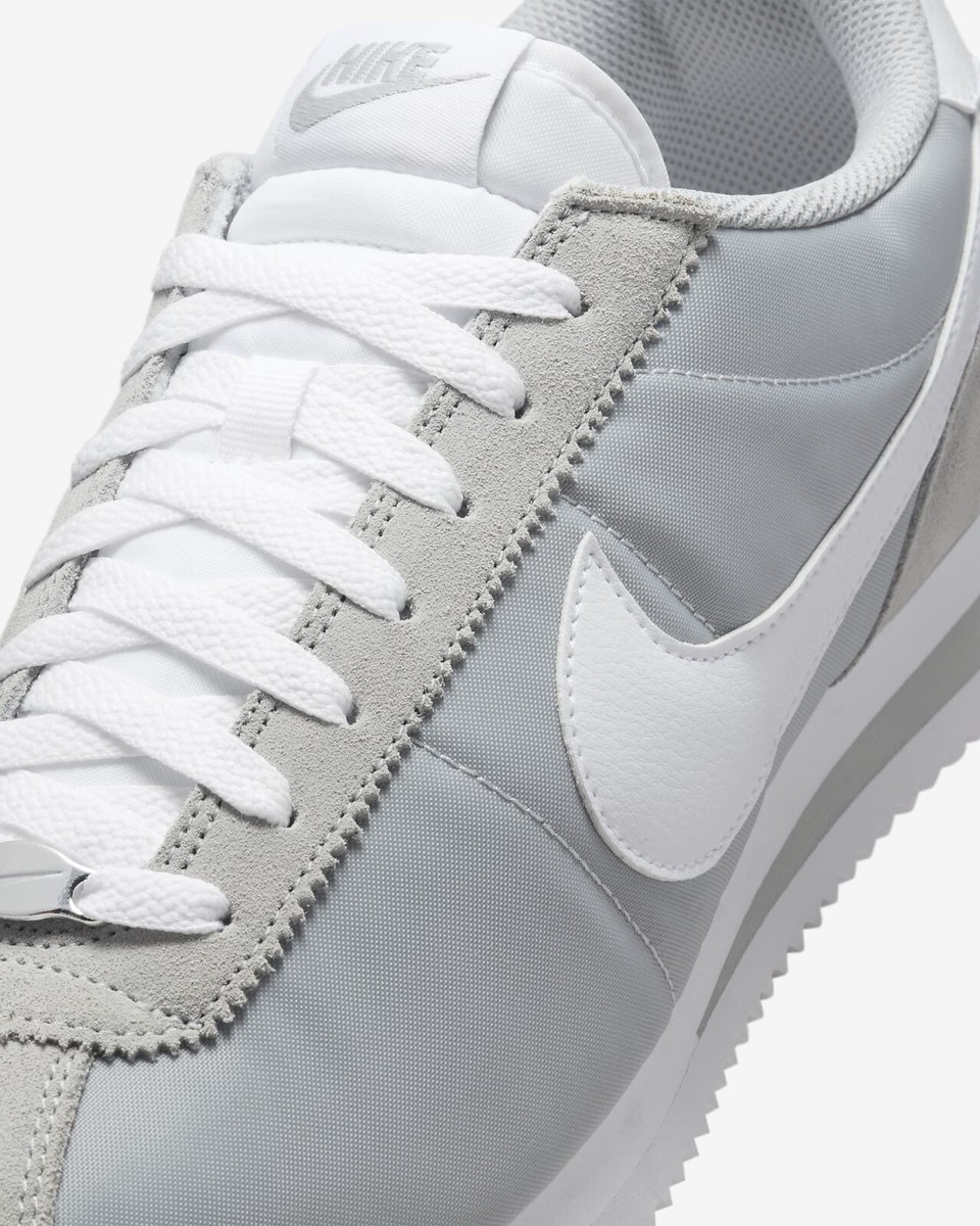 NIKE CORTEZ TXT SILVER/WHITE GRAY TEXTILE NYLON SUEDE HF0263-002