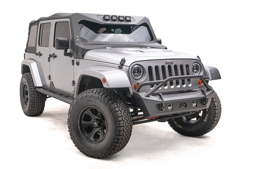 Front Bumper for 2007-2017 Jeep Wrangler, Fab Fours JK07-B1952-1 - Picture 3 of 4