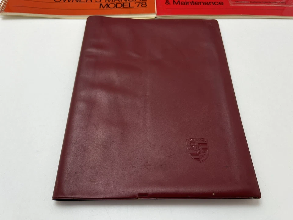 Porsche 924 1978 manual del propietario y conjunto de libros de garantía y mantenimiento con estuche Foto 4 de 4