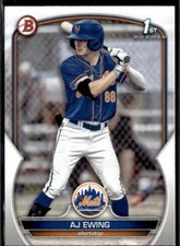 2023 Bowman Draft #BD-152 AJ Ewing