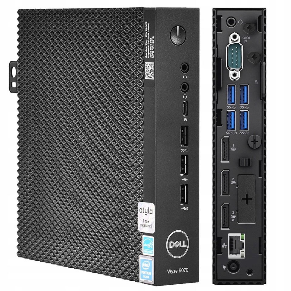 Dell Wyse 5070 J5005 16GB DDR4 256GB M.2 Proxmox HA - Sklep, Opinie