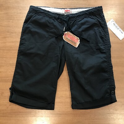 Cargo Shorts Black Bermuda Shorts Juniors NEW With Tags Nobo