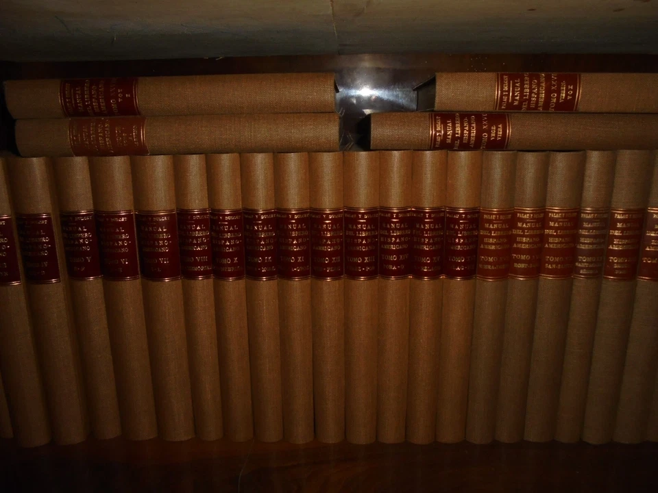 MANUAL DEL LIBRERO HISPANO AMERICANO. PALAU Y DULCET, ANTONIO AND AGUSTÌN PALAU - Immagine 3 di 4