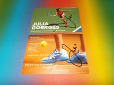 2  x  Julia Görges Tennis signed signiert autograph Autogramm auf Autogrammkarte