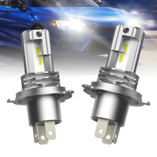 Pair 9003/H4 LED Headlight Bulbs Conversion Kit High&Low Beam 6500K Bright White