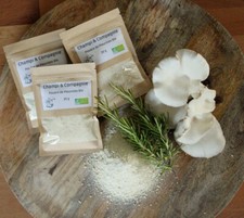 POUDRE de CHAMPIGNONS PLEUROTES 100% PUR FRANCAIS BIO 20g 40g ou 80g SANS AJOUTS