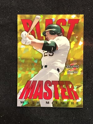 1997 Score Blast Masters Insert #2 MARK McGWIRE - Oakland A's - Cardinals *43