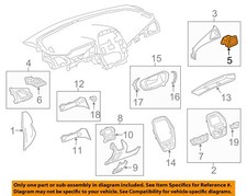 GM OEM 16-18 Spark Instrument Panel Components-Air Outlet 95250705