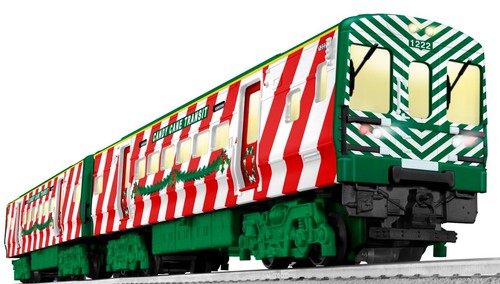 LIONEL #30169 Candy Cane Transit Commuter 2-Pack NIB NR - Picture 2 of 4